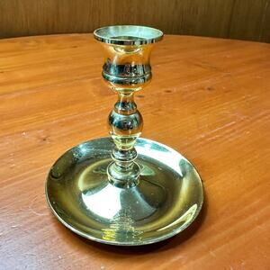 Vintage Baldwin Brass Candle Stick Holder - 4.5"